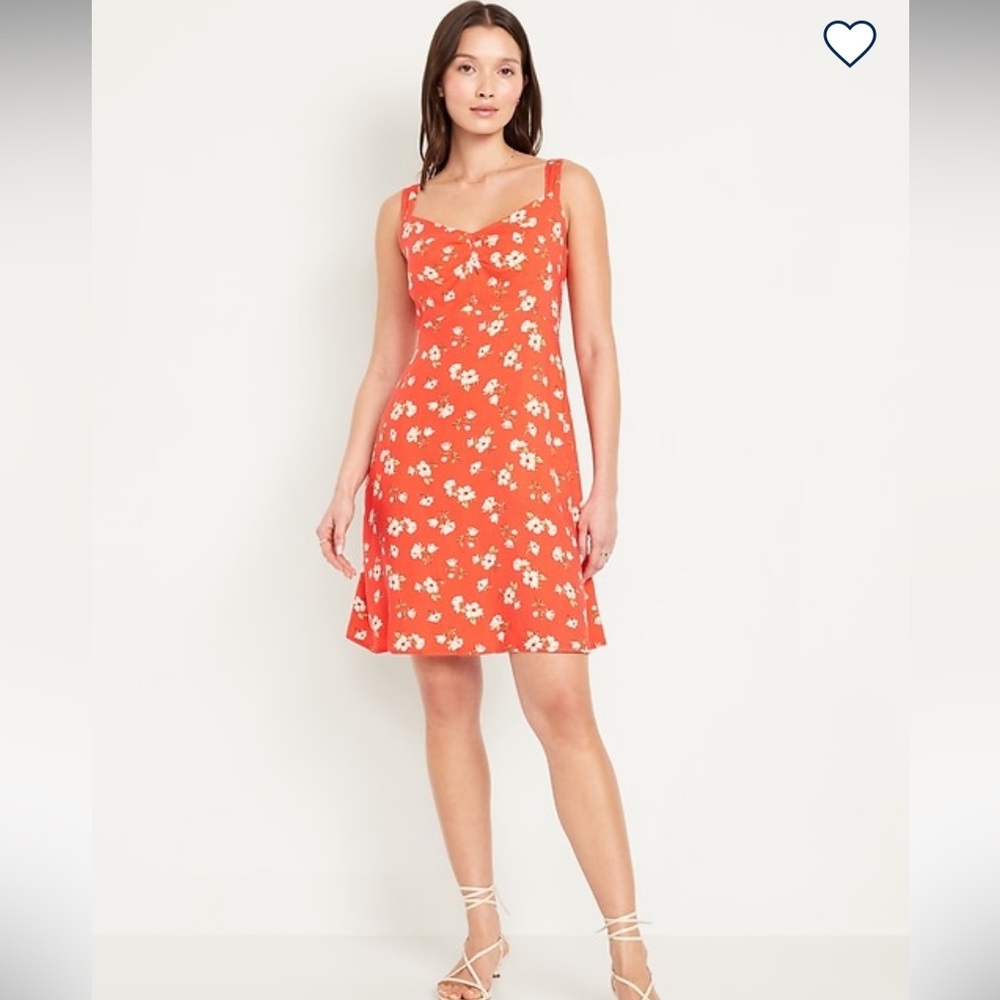 Old Navy Fit & Flare Mini Crepe Dress